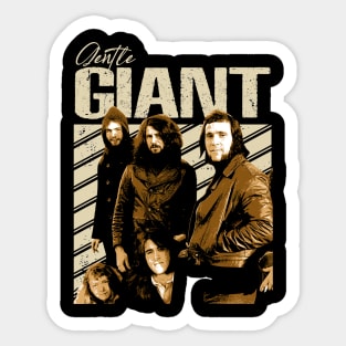 Adventurous Alucard Attire Giant Band T-Shirts, Explore Prog-Rock Fashion Realms Sticker